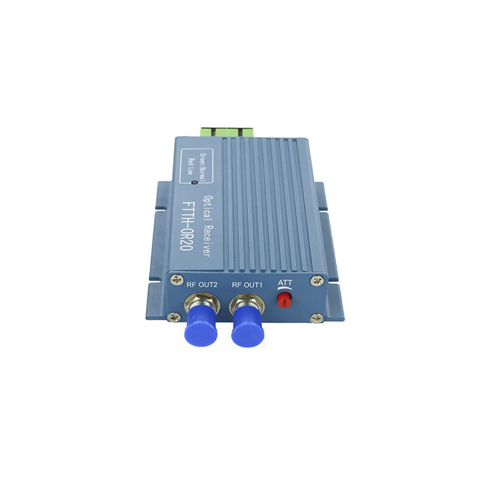 WDM ótico dos portos de saída CATV do nó 2 de 1000MHz Catv micro Ftth AGC para o sistema de GEPON